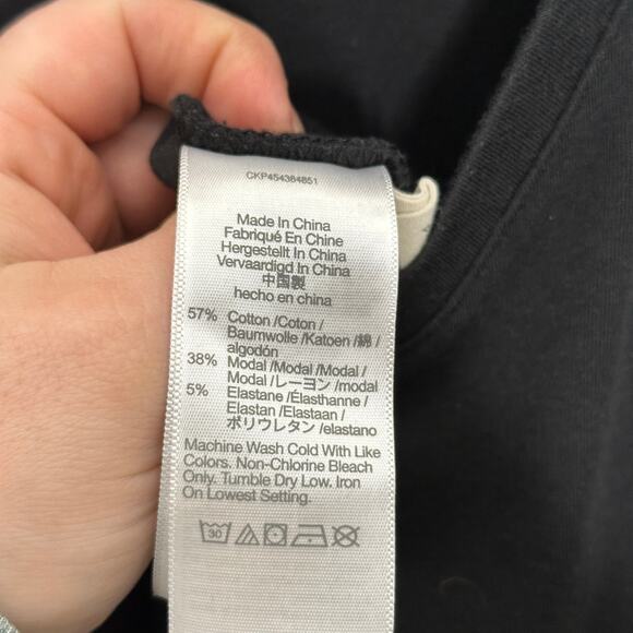 MADEWELL MWL Breeze Drawstring Jumpsuit Black Sz L {3A14} - Picture 8 of 9